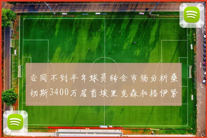 合同不到半年球员转会市场分析桑切斯3400万居首埃里克森和格伊紧随其后